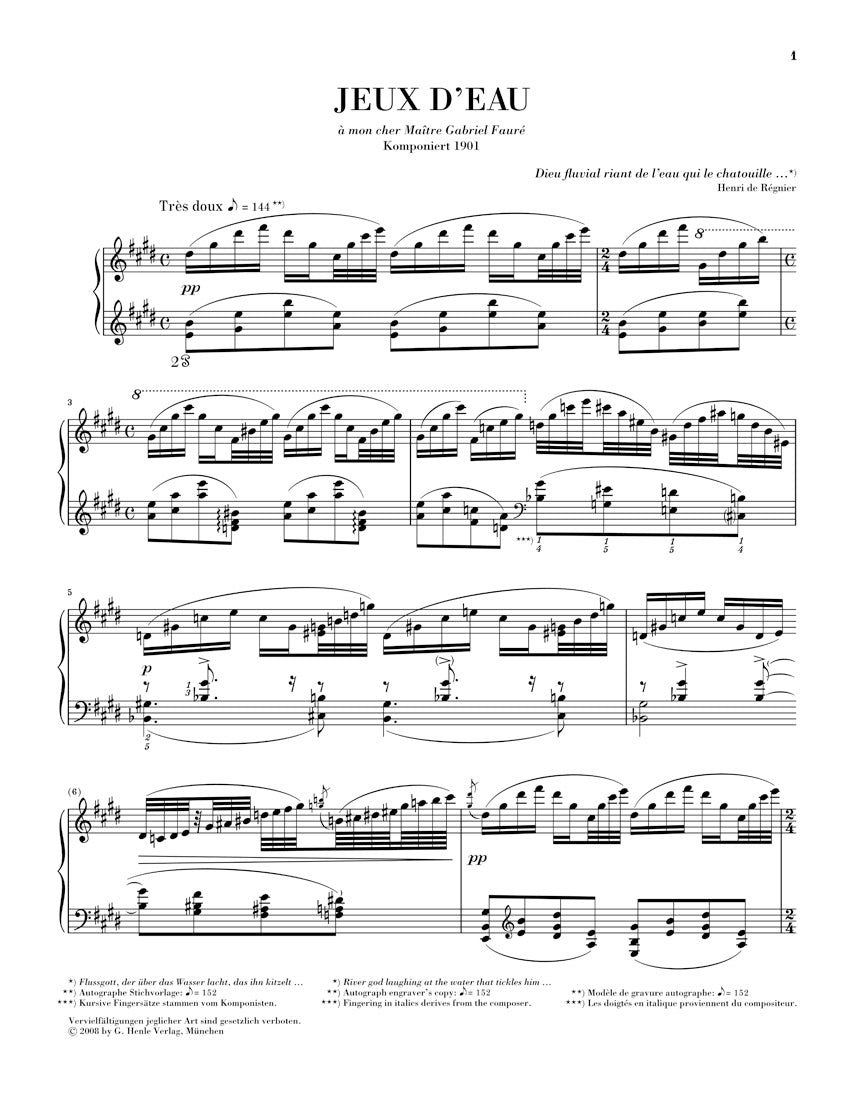Ravel Jeux d'eau