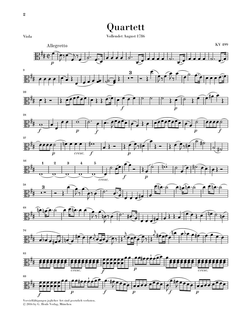 Mozart String Quartets Volume 4