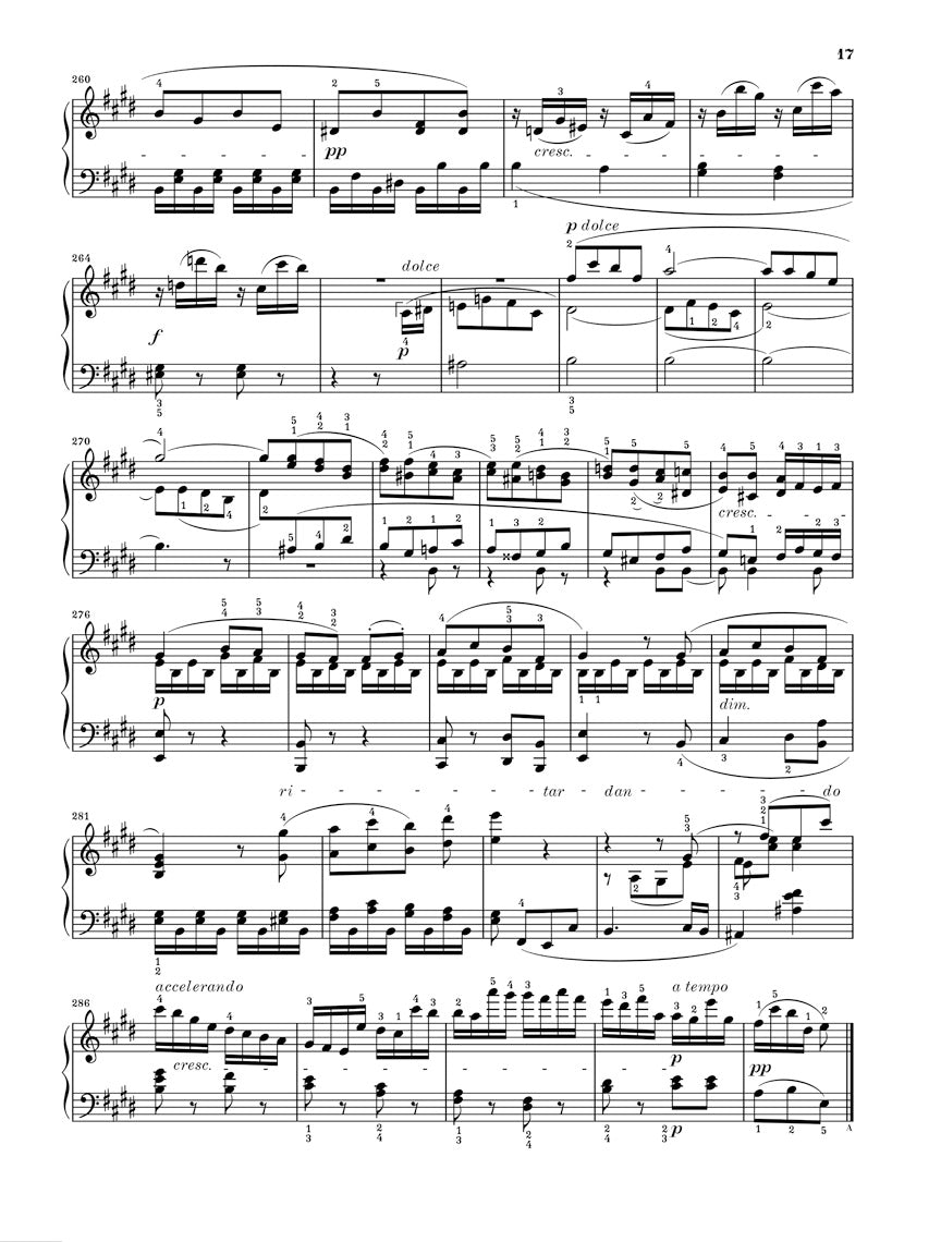 Beethoven Piano Sonata No. 27 in E minor, Op. 90
