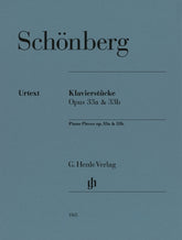 Schoenberg Piano Pieces Op. 33a, 33b 2 Pianos, 4 Hands