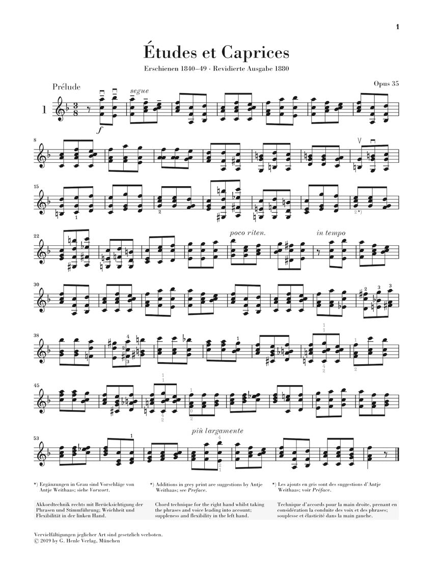Dont Etudes and Caprices for Violin Solo Op. 35