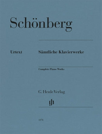 Schoenberg Complete Piano Works Piano Solo