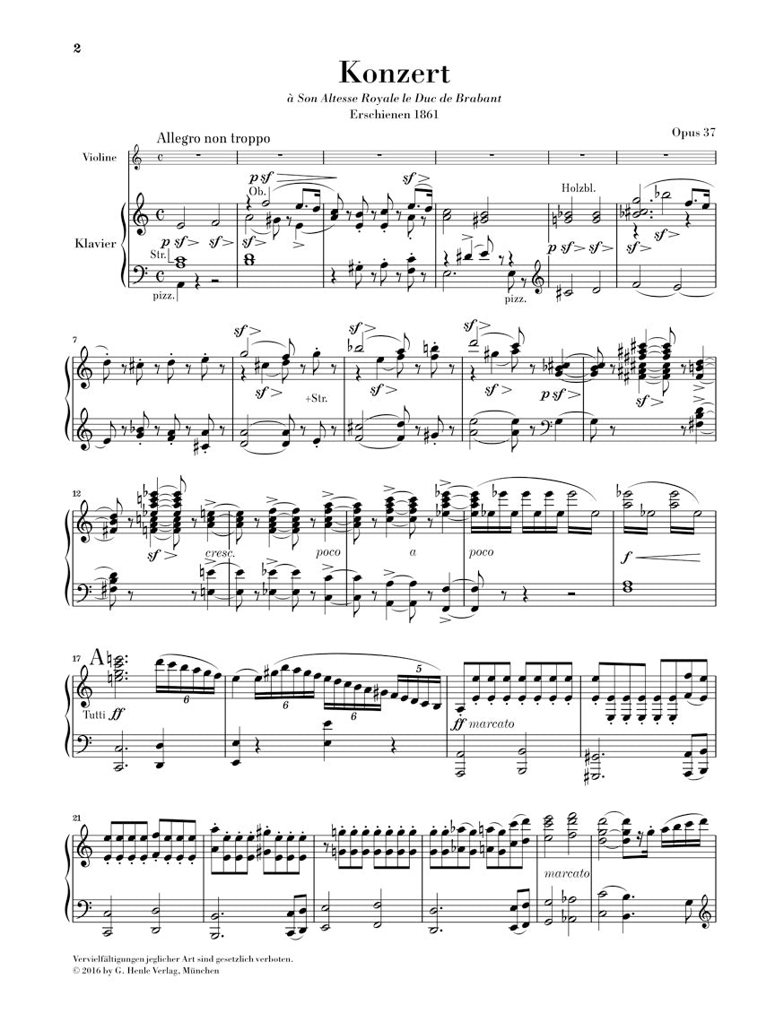 Vieuxtemps Violin Concerto No. 5 in A minor, Op. 37