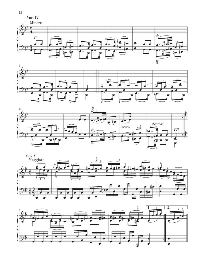 Beethoven Variations for Piano Volume 2