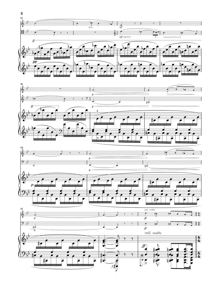 Chausson Piano Trio in g minor Opus 3