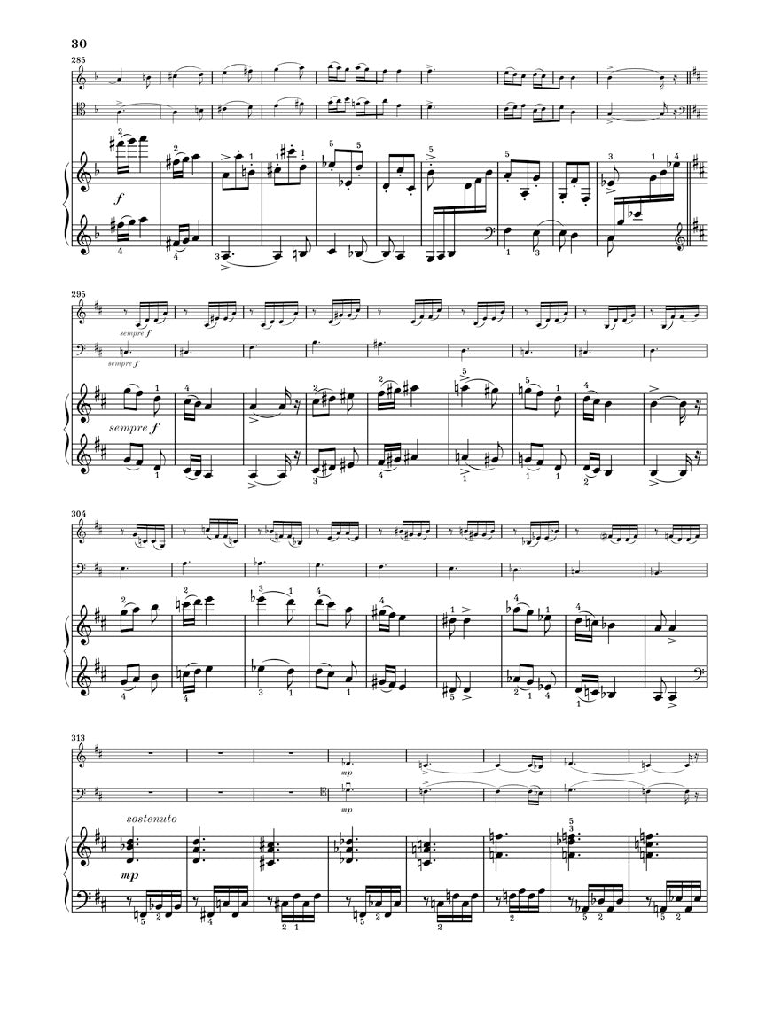 Faure Piano Trio in d minor Opus 120