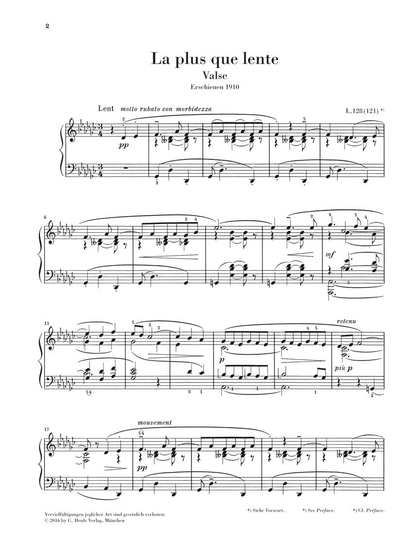 Debussy La plus que lente - Valse