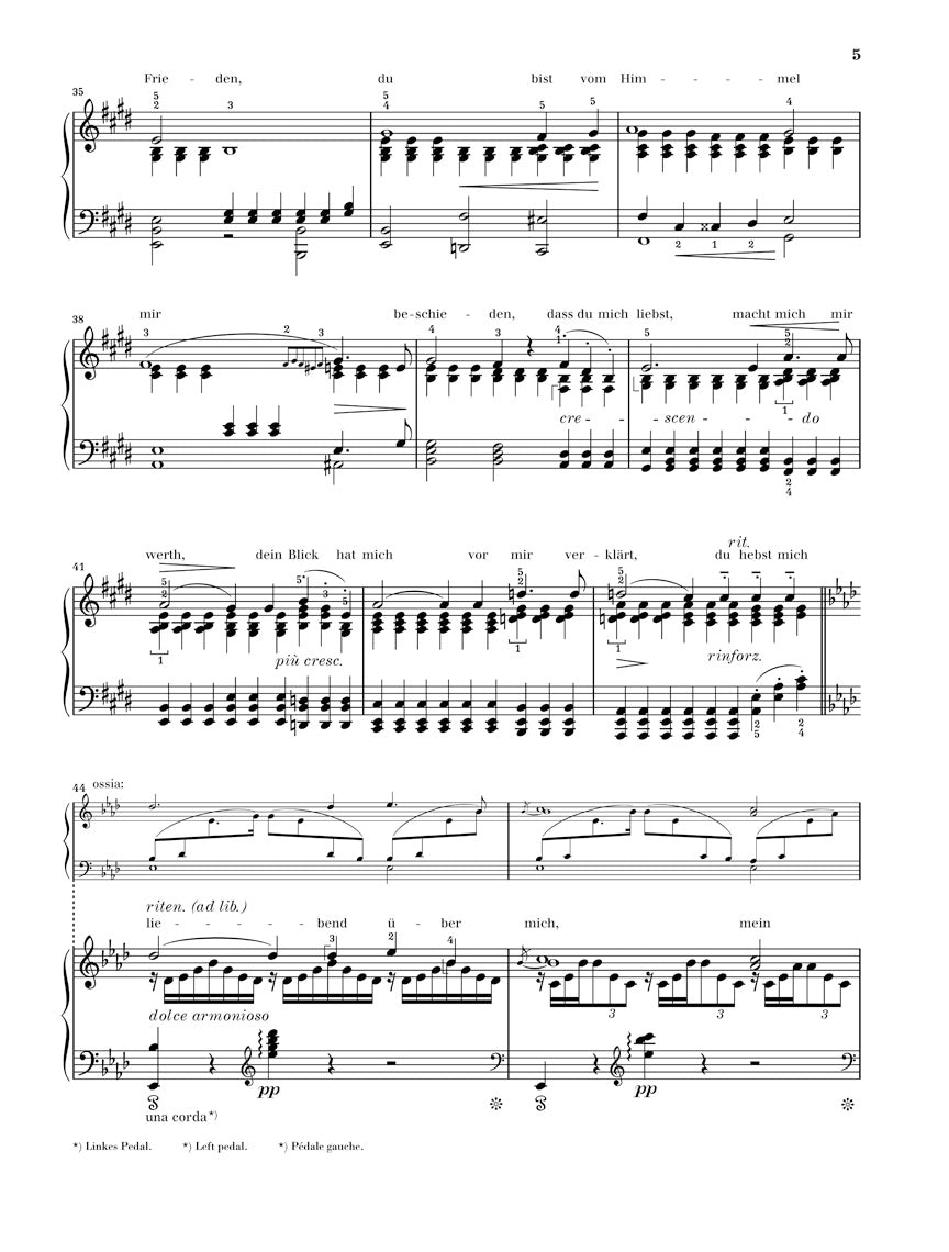 Schumann Love Song (Dedication) From Myrthen Opus 25 Arrangement for Piano Solo by Liszt