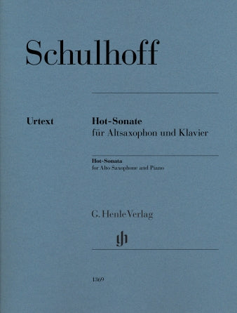 Schulhoff: Hot-Sonata for Alto Saxophone and Piano