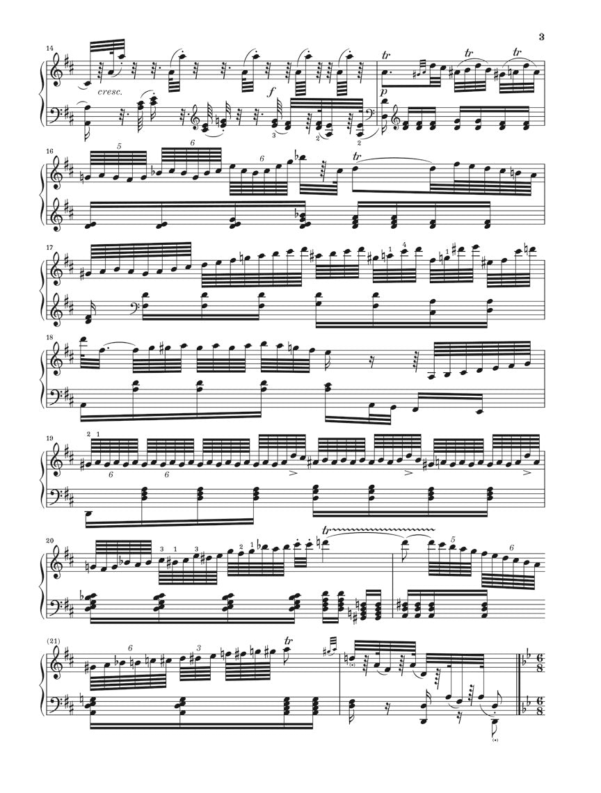 Beethoven 6 Variations in F Major Op. 34 Piano Solo