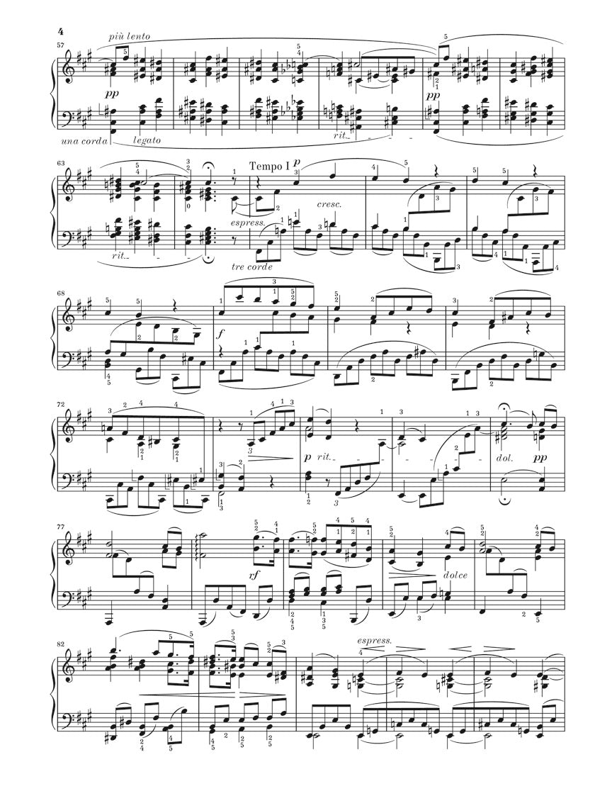 Brahms Intermezzo in A major Opus 118 No 2