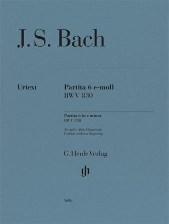 Bach: Partita No. 6 E Minor BWV 830