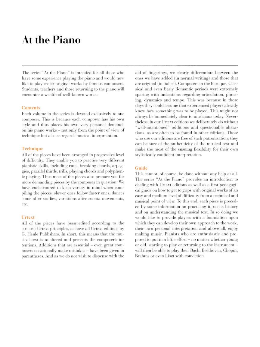 Haydn - At the Piano