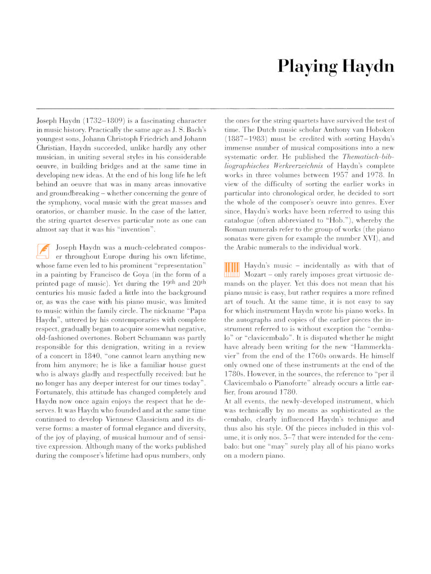 Haydn - At the Piano