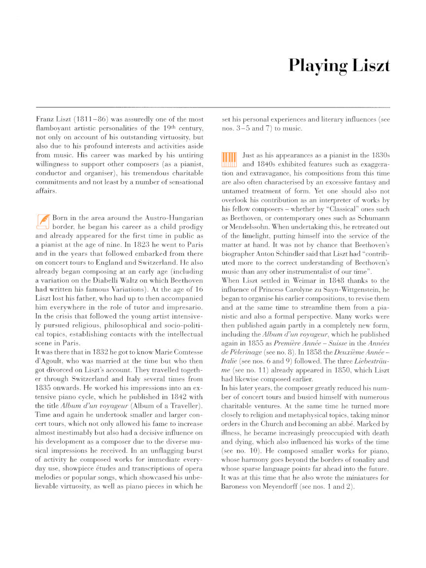 Liszt - At the Piano