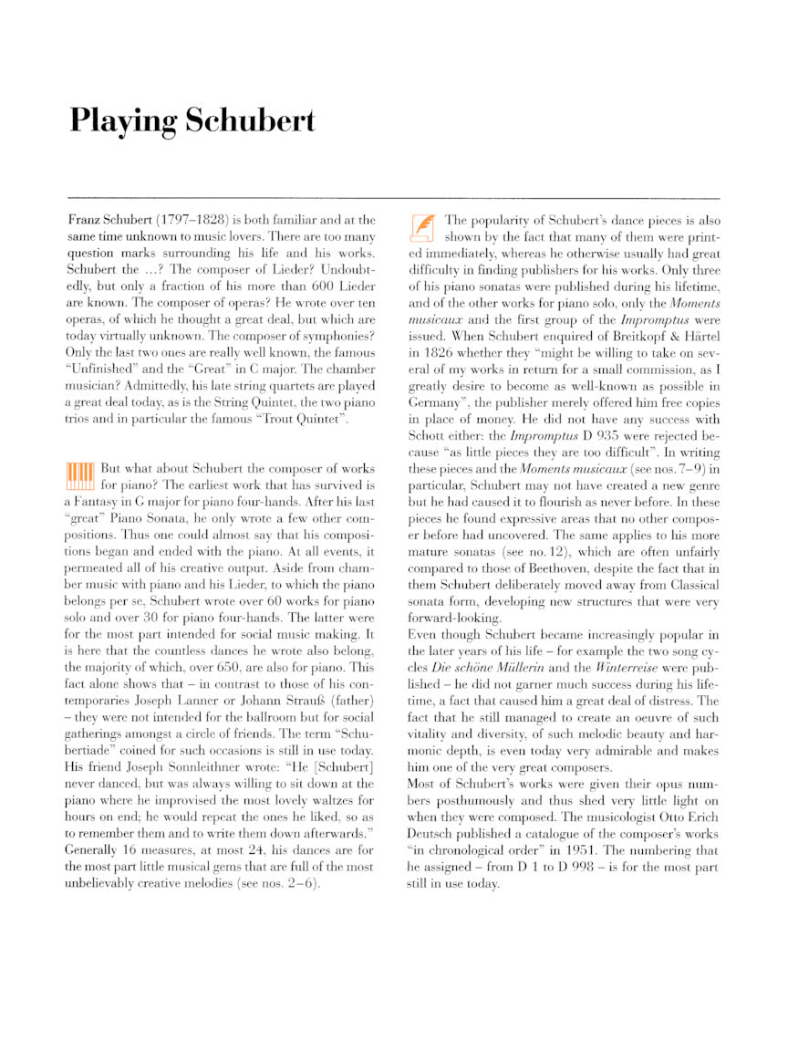 Schubert - At the Piano