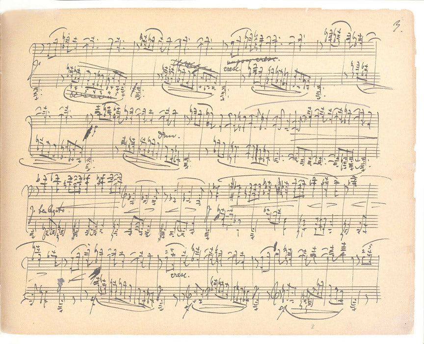 Brahms Fantasies Op. 116 Facsimile