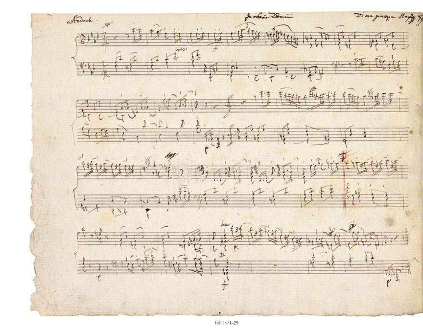Haydn Variations F Minor (Sonata) Hob. xvii: 6 Facsimile