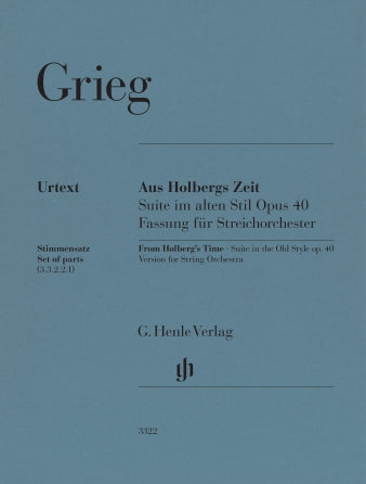 Grieg: From Holberg's Time Op. 40 (Parts)