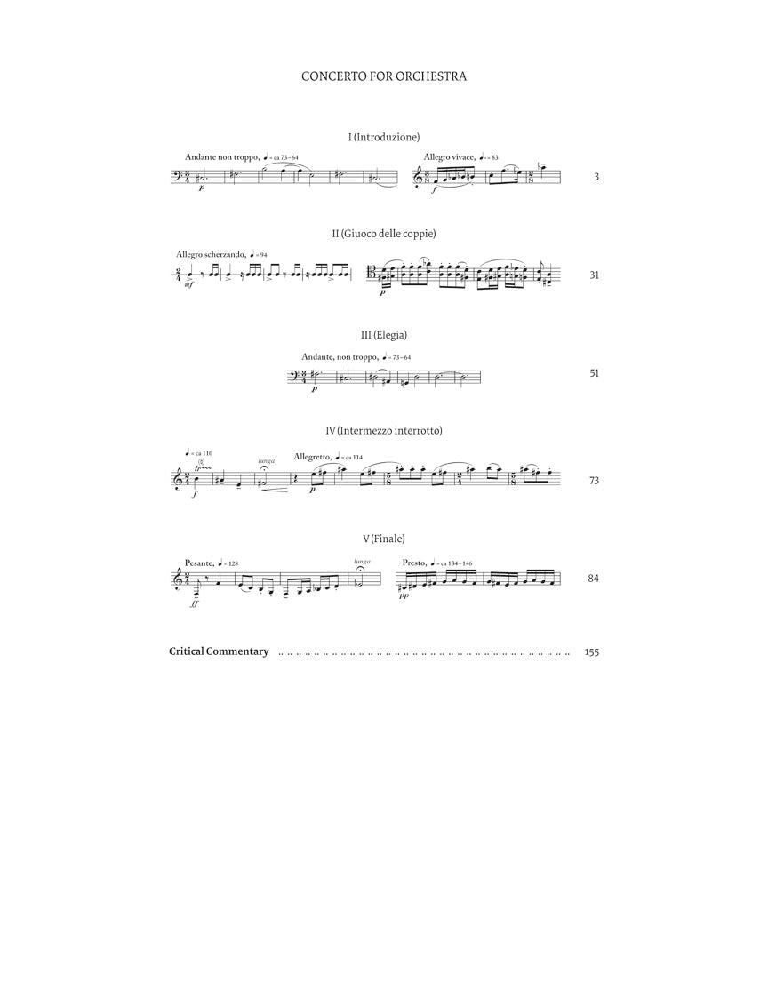 Bartok Concerto for Orchestra Complete Edition with Critical Report Vol. 24 (cloth hardcover)