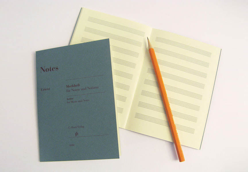 Manuscript Paper Notebook: Henle Notes, 32pgs (4"x6")