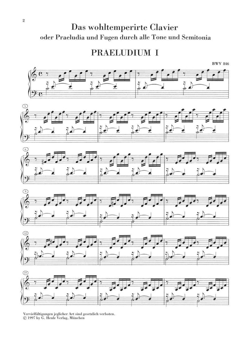 Bach Well-Tempered Clavier Part 1