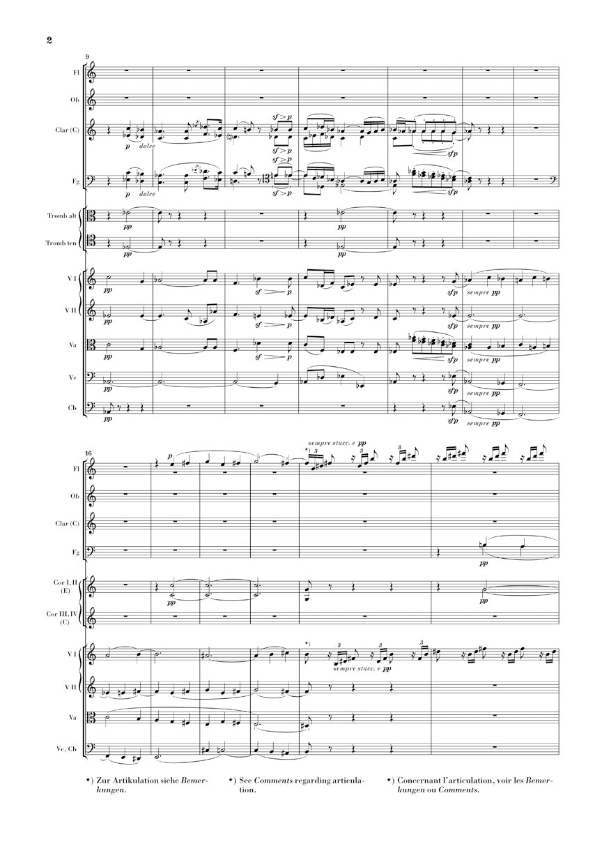 Beethoven Overture No. 3 for the Opera 'Leonore' (1806) Study Score
