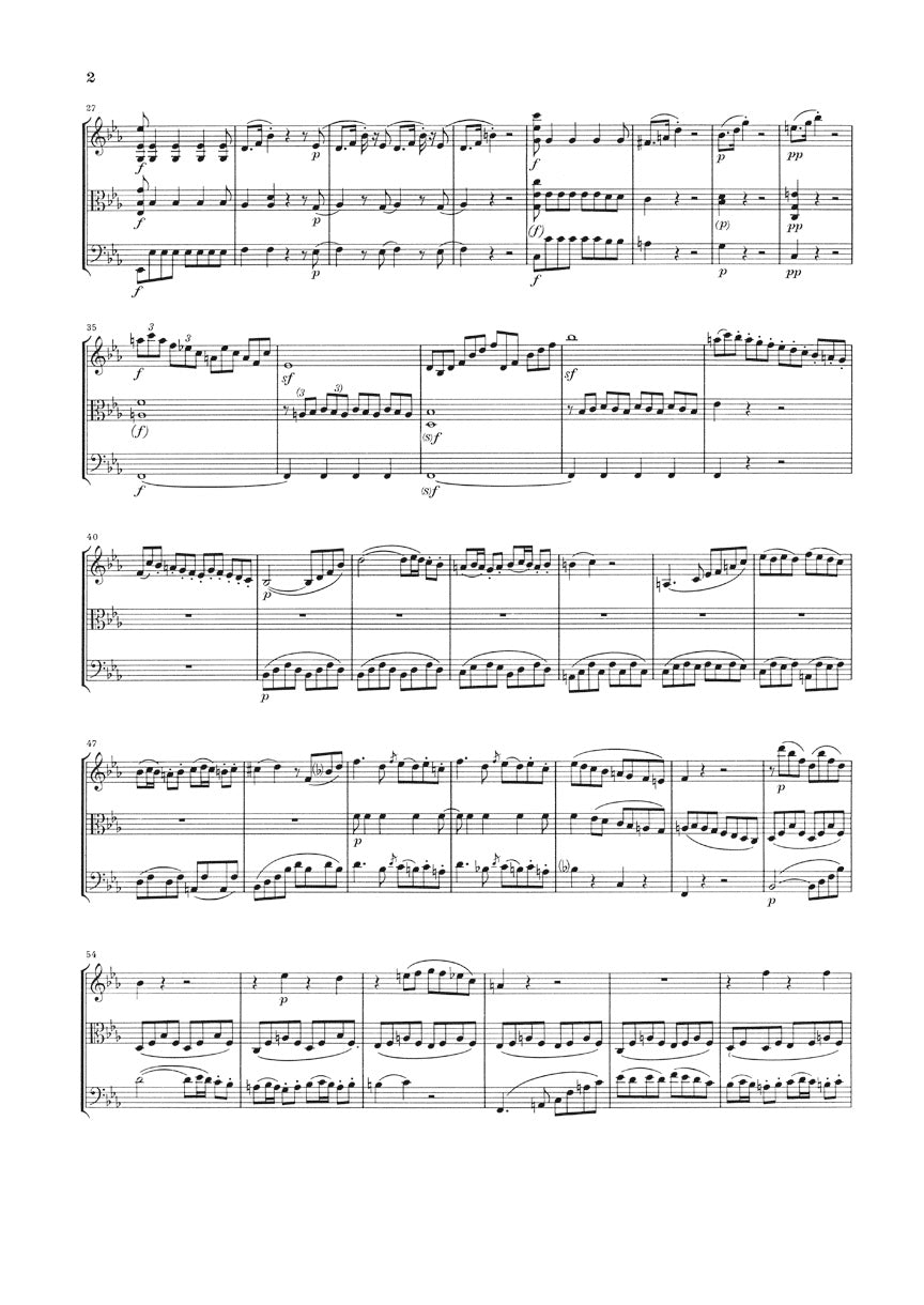 Beethoven String Trios Op. 3, 8, and 9 and String Duo WoO 32 Study Score
