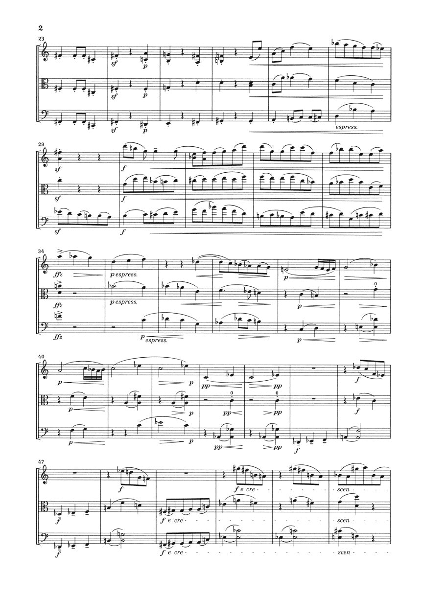 Reger String Trios A minor Op. 77b and D minor Op. 141b St