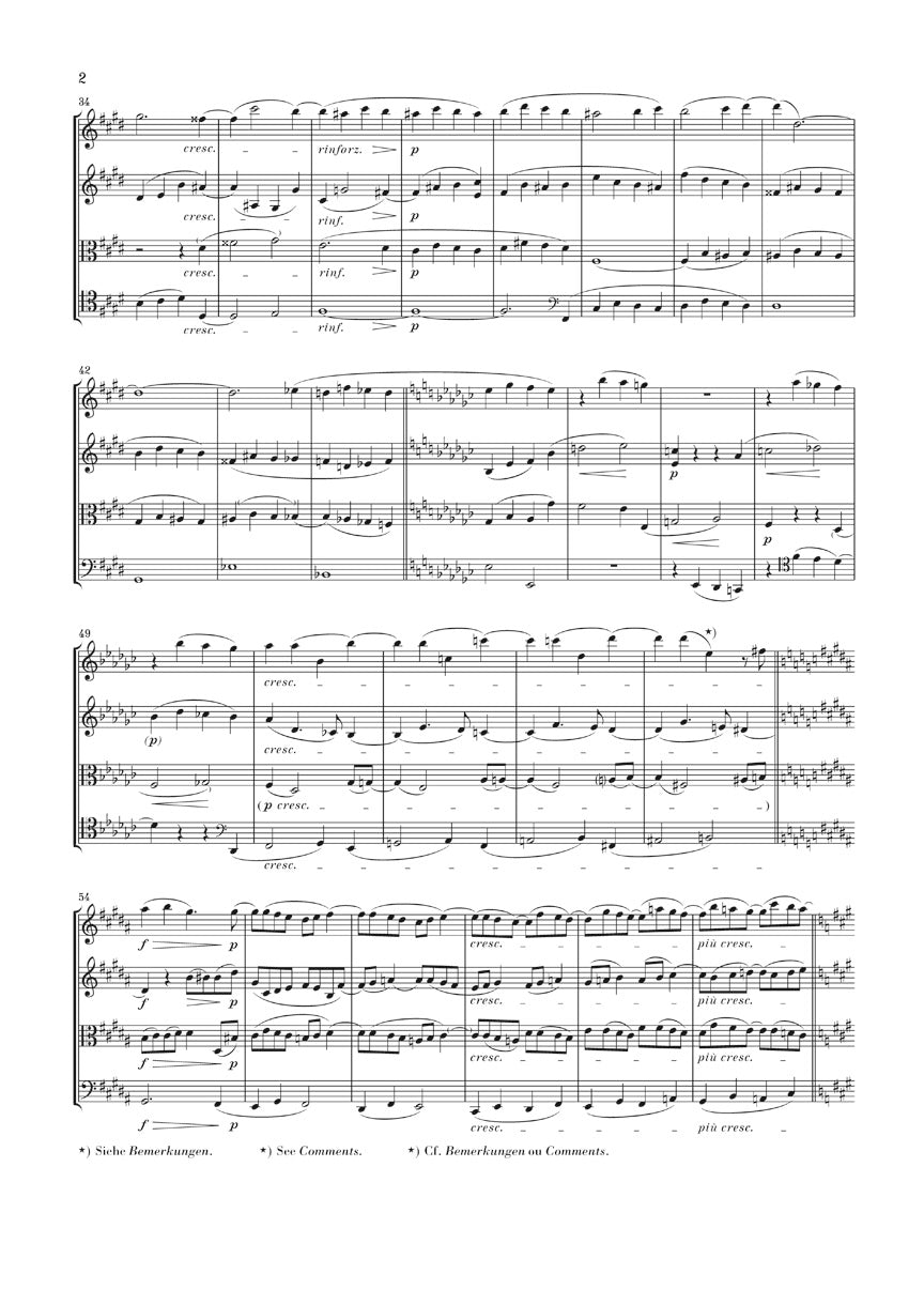 Beethoven String Quartet in C sharp minor Opus 131