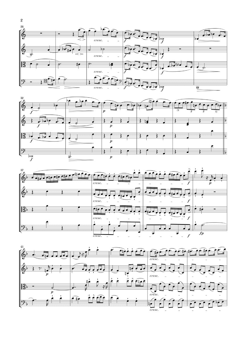 Beethoven String Quartet A Minor Op. 132