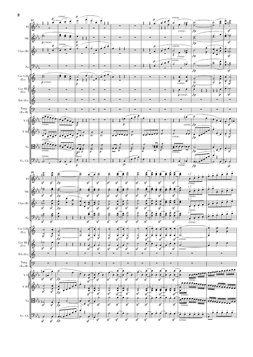 Beethoven Symphony No 3 in E flat major Opus 55 (Sinfonia Eroica)