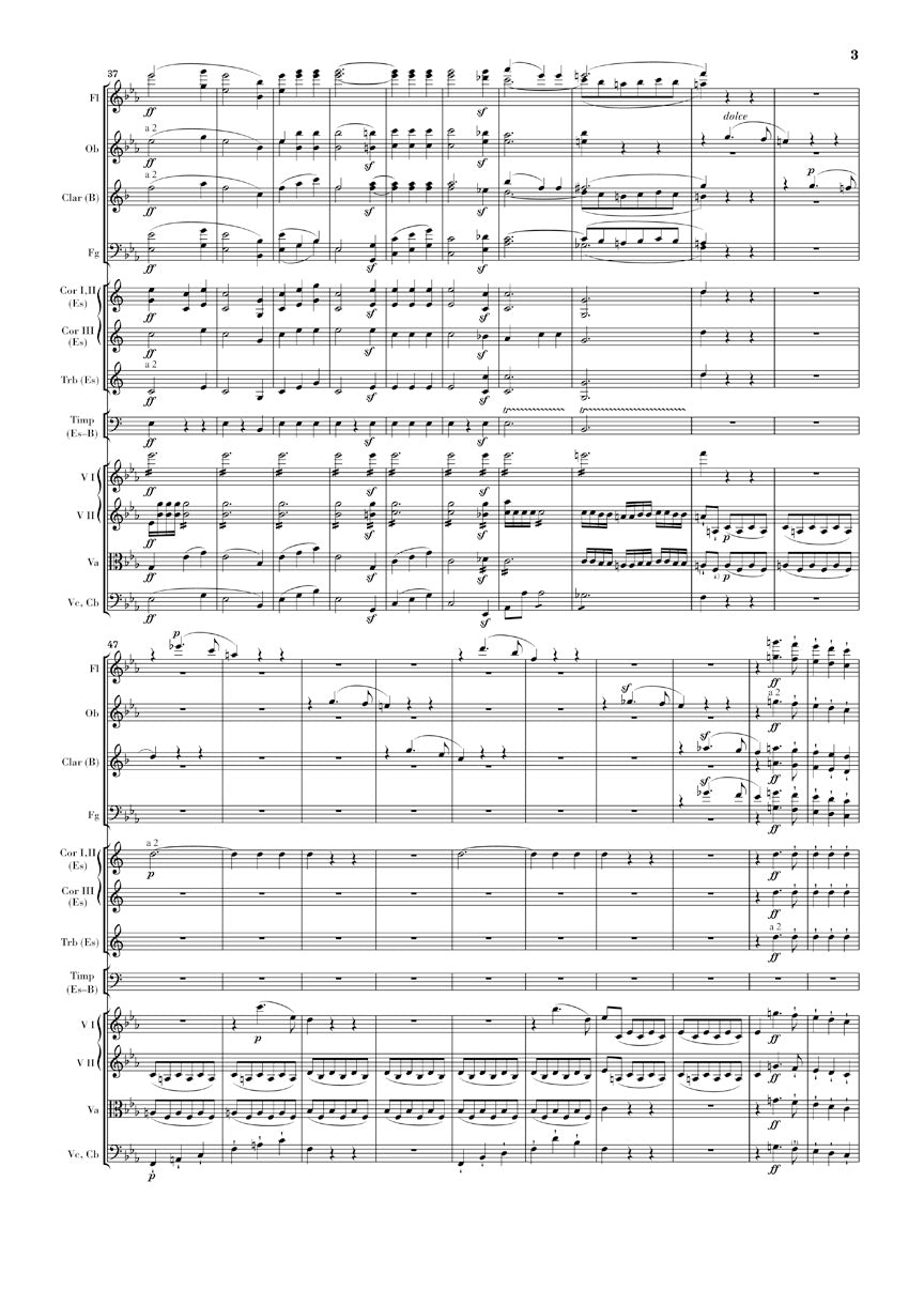 Beethoven Symphony No 3 in E flat major Opus 55 (Sinfonia Eroica)