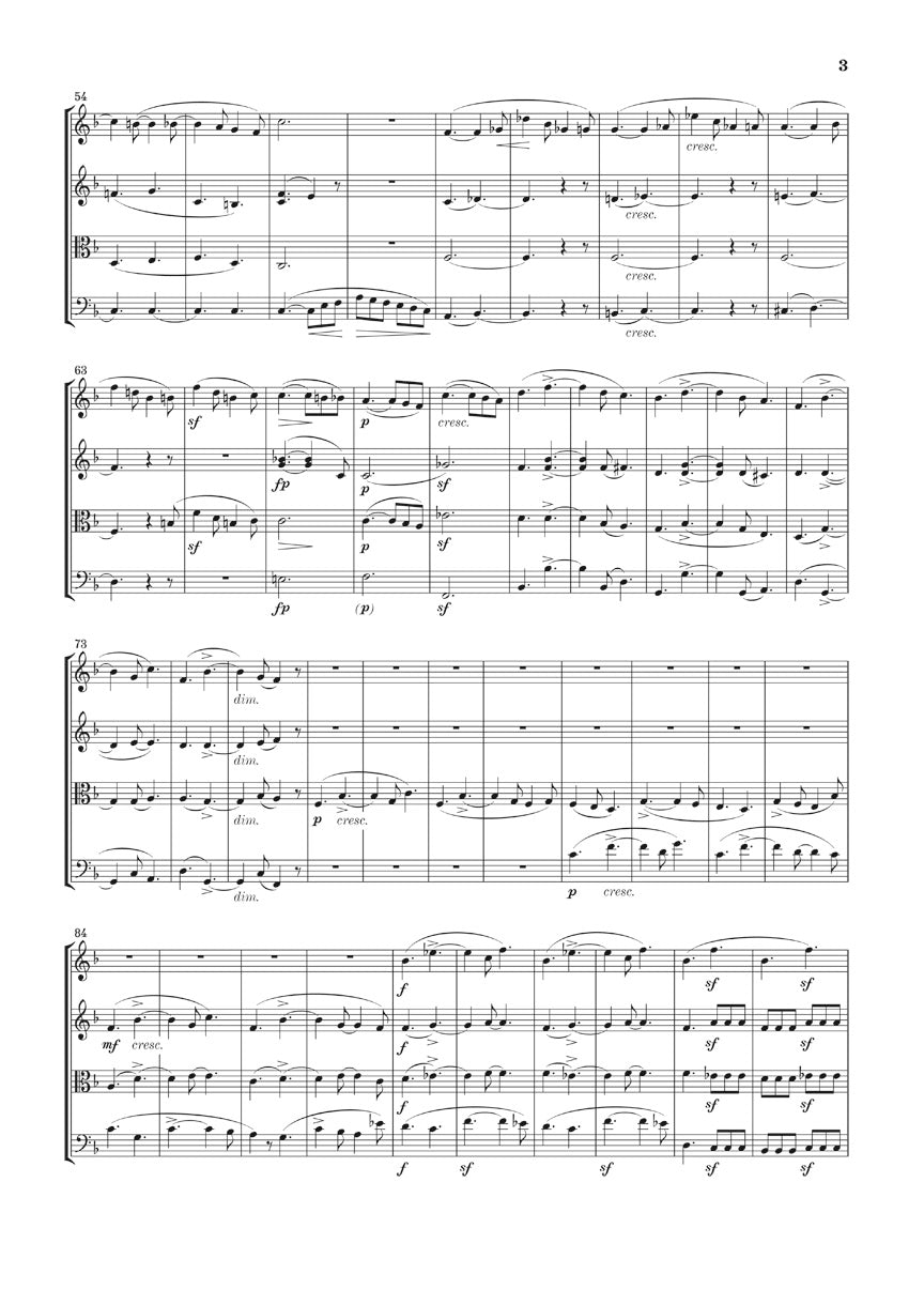 Schumann String Quartets Op. 41 Study Score