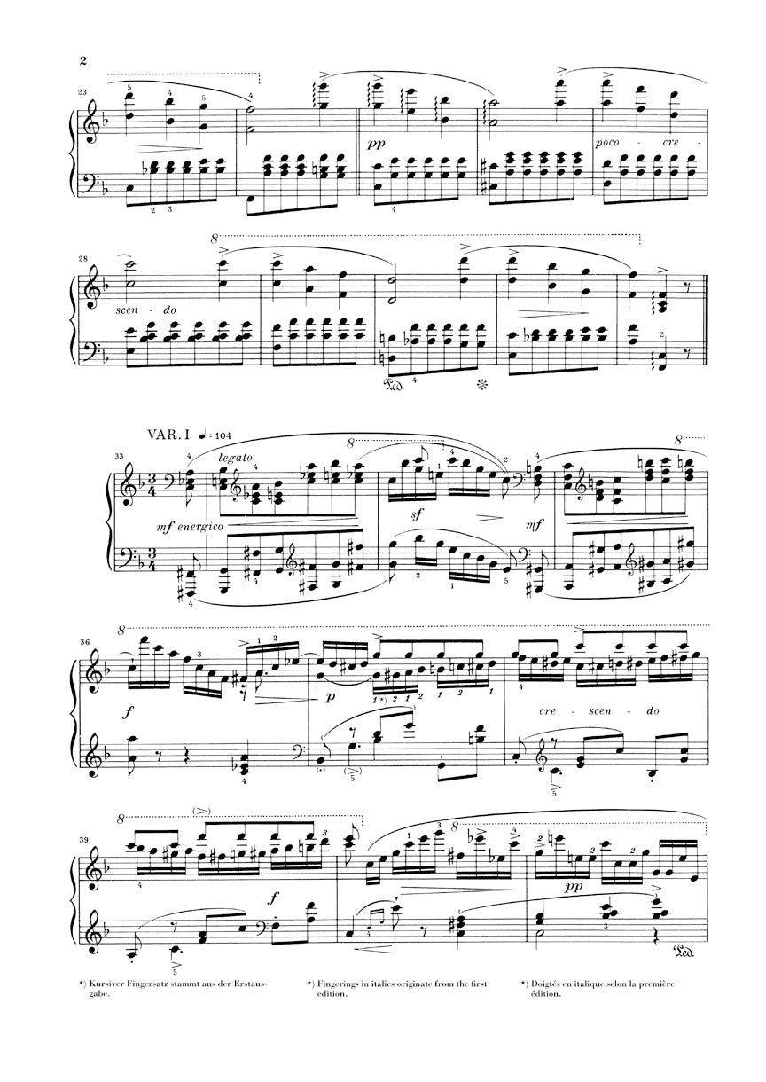 Schumann Complete Piano Works - Volume 1 Study Score