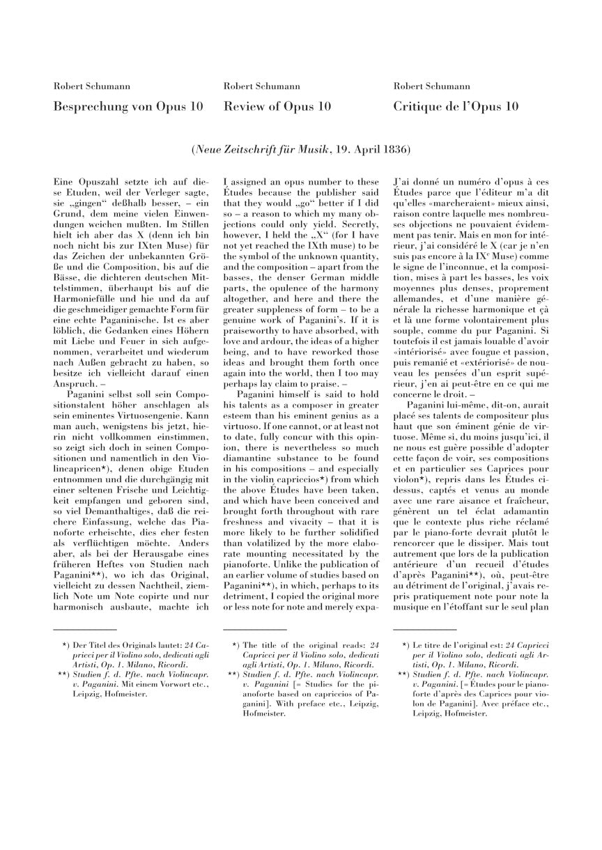 Schumann Complete Piano Works - Volume 2 Study Score