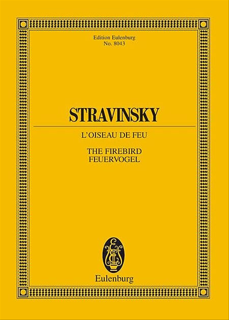 Clearance: Stravinsky Firebird (Original) Study Score