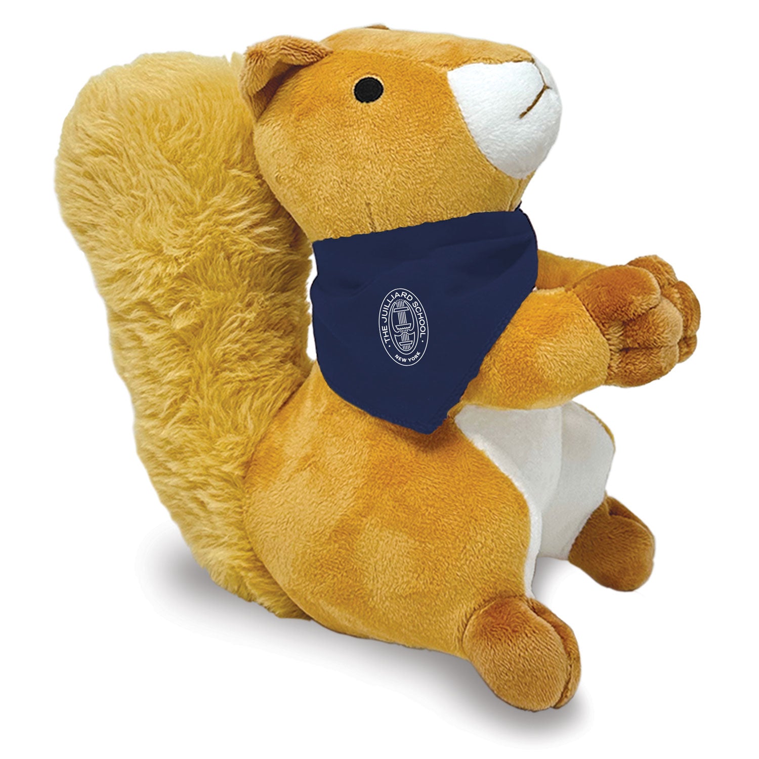 Squirrel: Skipper the Plush Squirrel with Navy Juilliard Bandana
