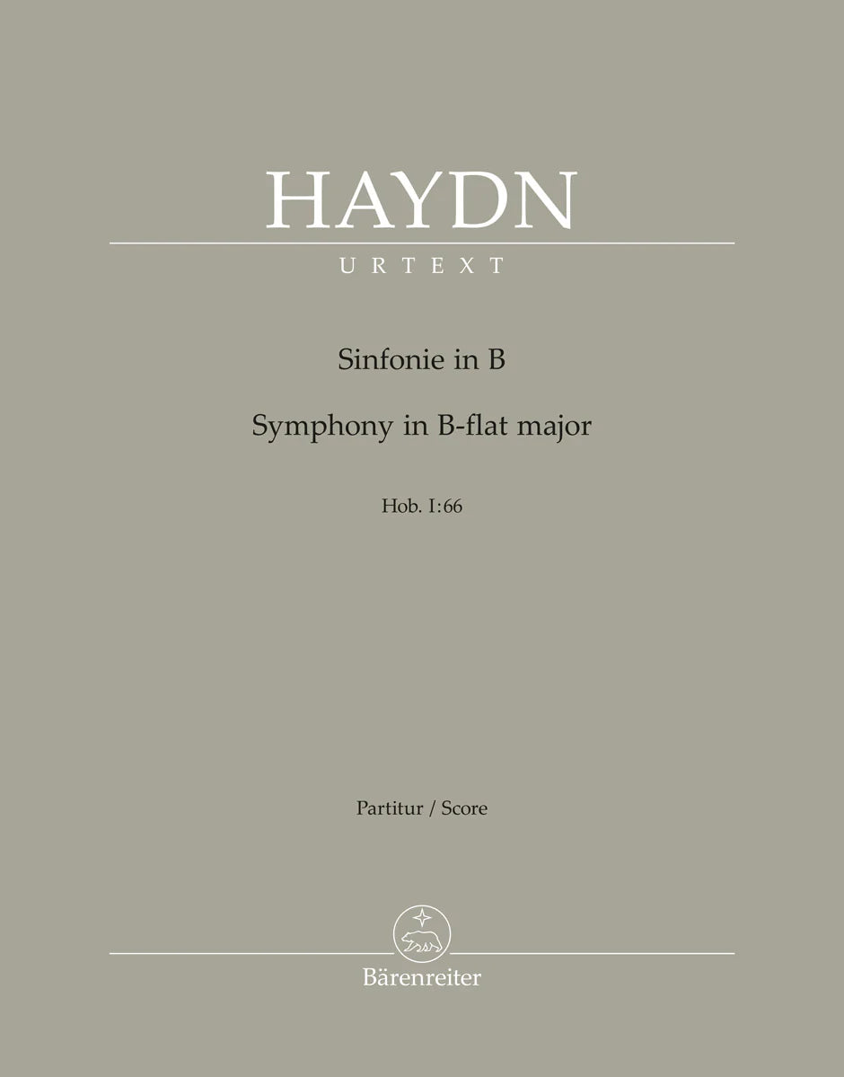 Haydn: Symphony in B-flat Major, Hob. I:66 (Full Score)