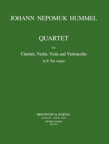 Hummel: Clarinet Quartet in Eb Major
