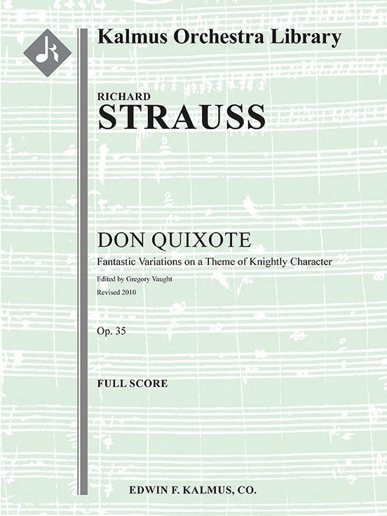 Strauss Don Quixote for Cello and Orchestra, Op. 35