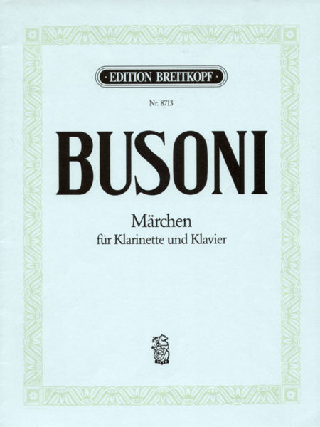 Busoni Fairy Tale K 123 Clarinet and Piano