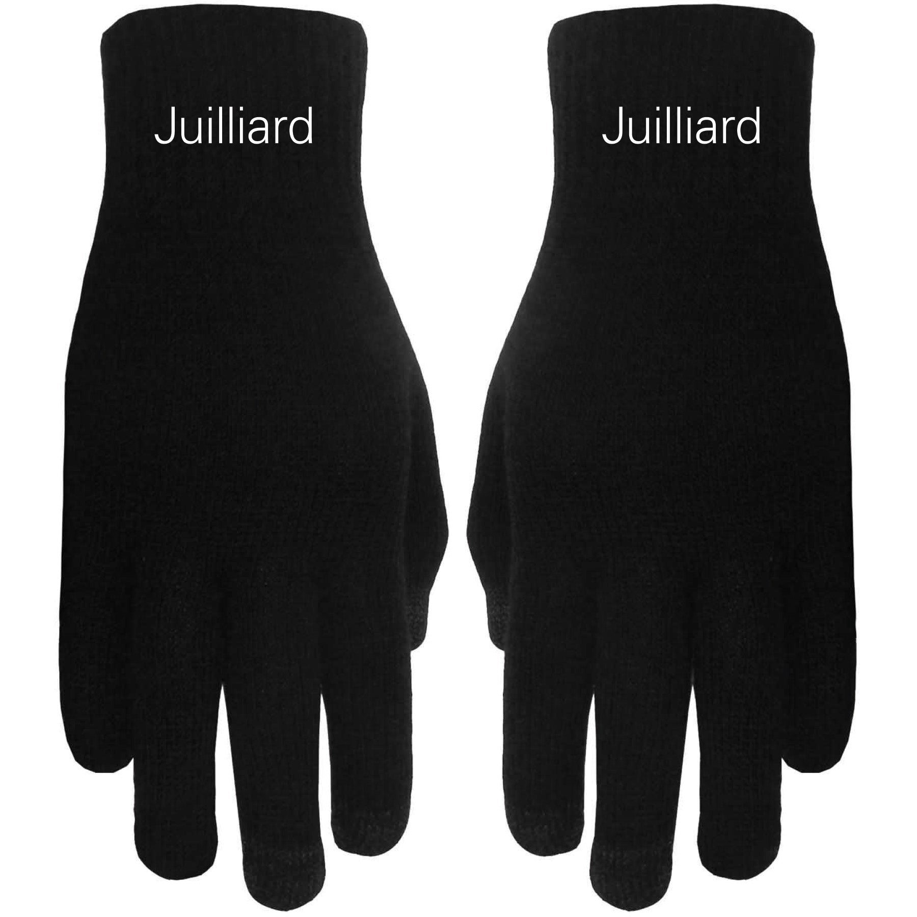 Gloves: Juilliard Touchscreen Black with white logo