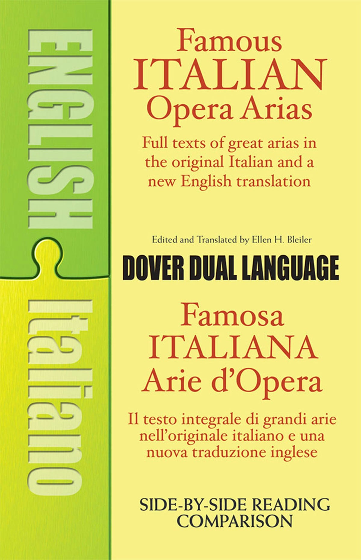 Famous Italian Opera Arias A Dual-Language Book