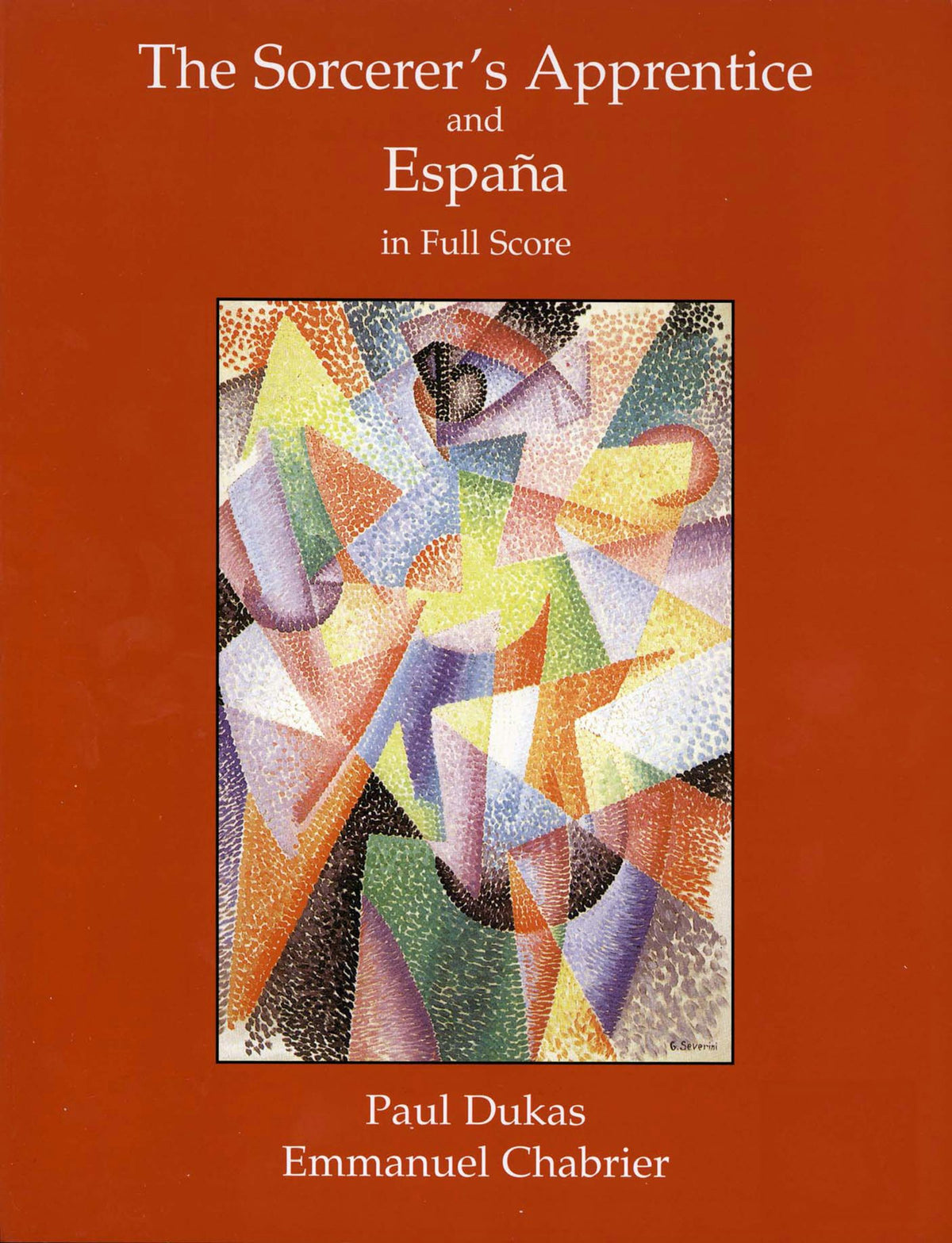 Dukas The Sorcerer's Apprentice and España in Full Score