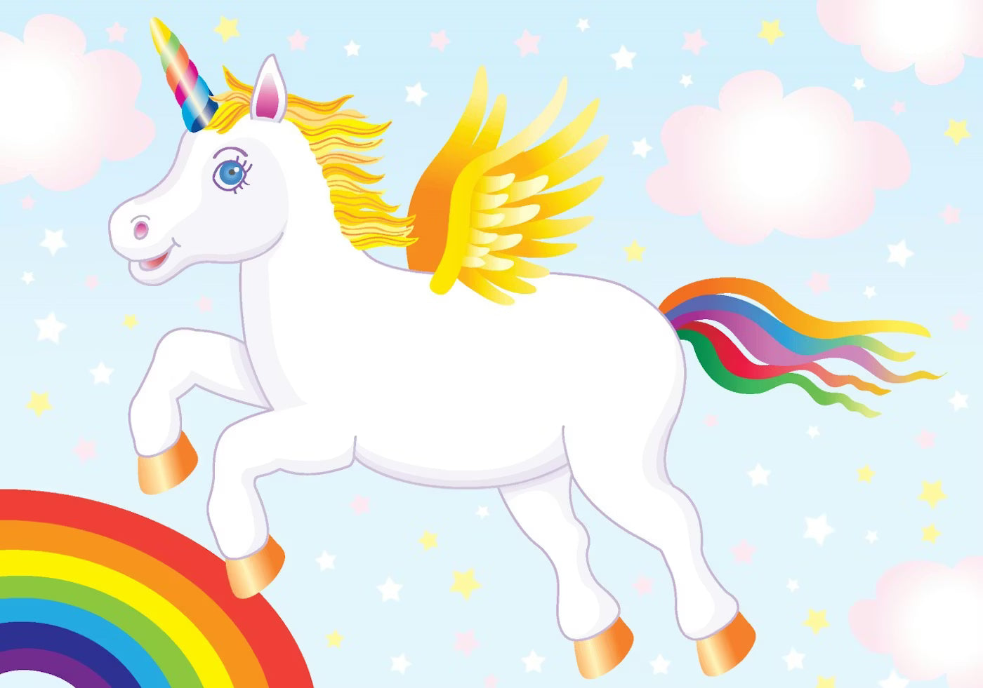 Stickers: Glitter Magical Unicorn