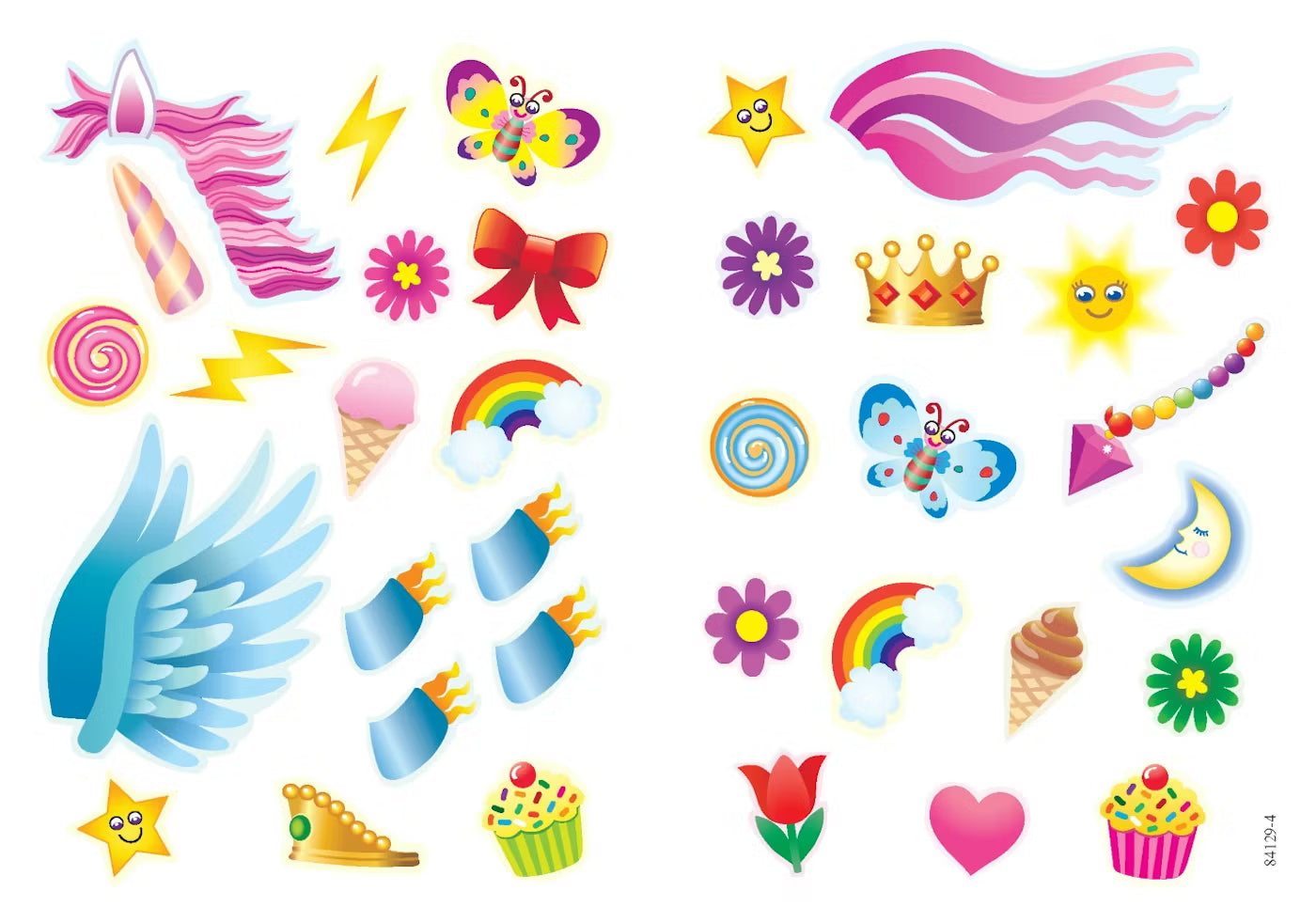 Stickers: Glitter Magical Unicorn