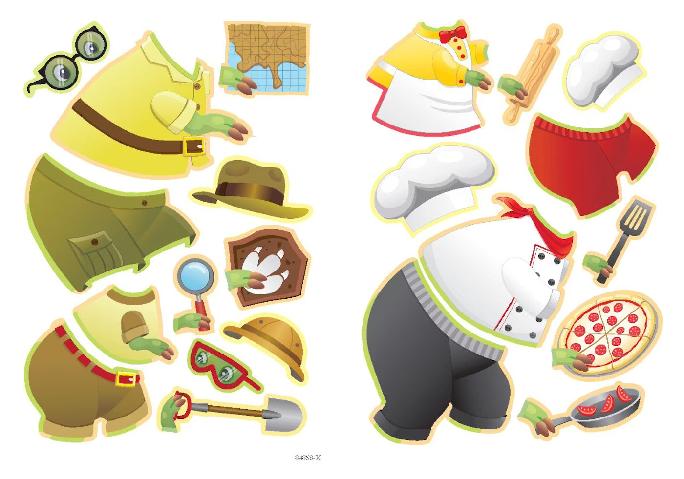 Stickers: Dinosaur Dress Up