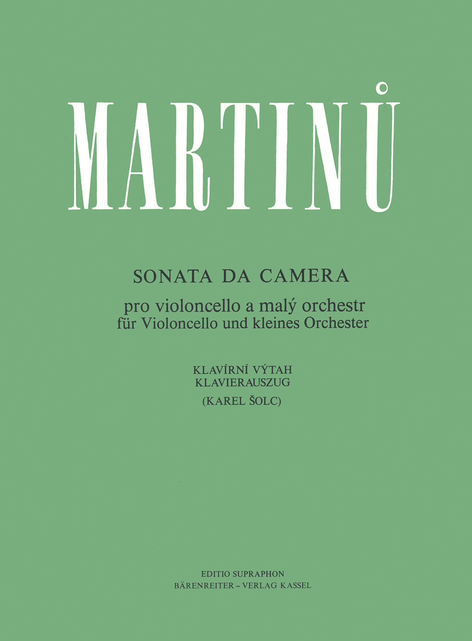 Sonata da camera for Violoncello and Chamber Orchestra (1940)