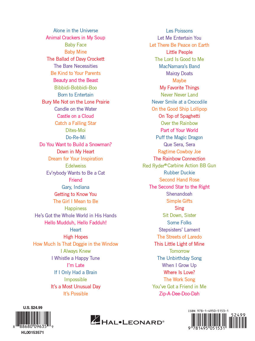 Giant Book of Children's Vocal Solos